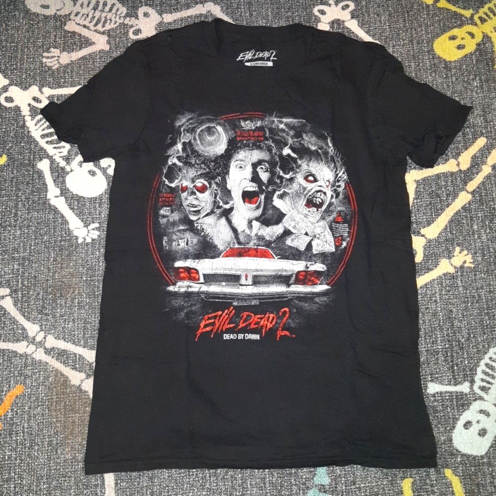 Evil Dead 2 shirt by Fright Rags, MINT Size Small